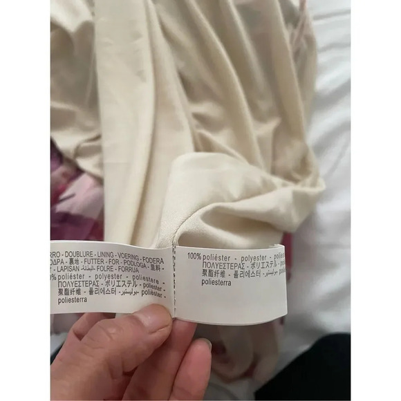 Zara Metallic Thread Floral Print Pleated Midi Skirt - Picture 6 of 12